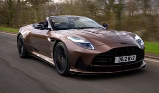 Aston Martin DB12 Volante - front tracking